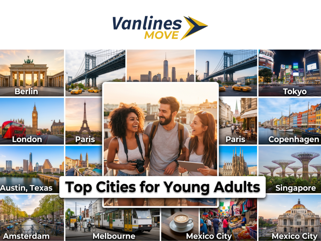 Best cities for young people to live and work